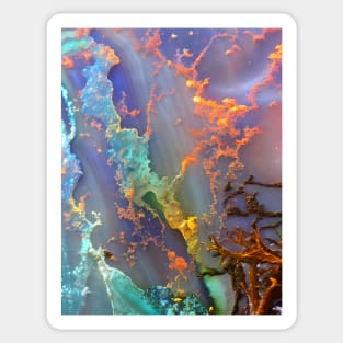 Gemstone Agate Jasper texture 4 Sticker